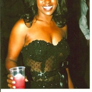 Sherri Hill Black Sequin & Lace Prom Dress